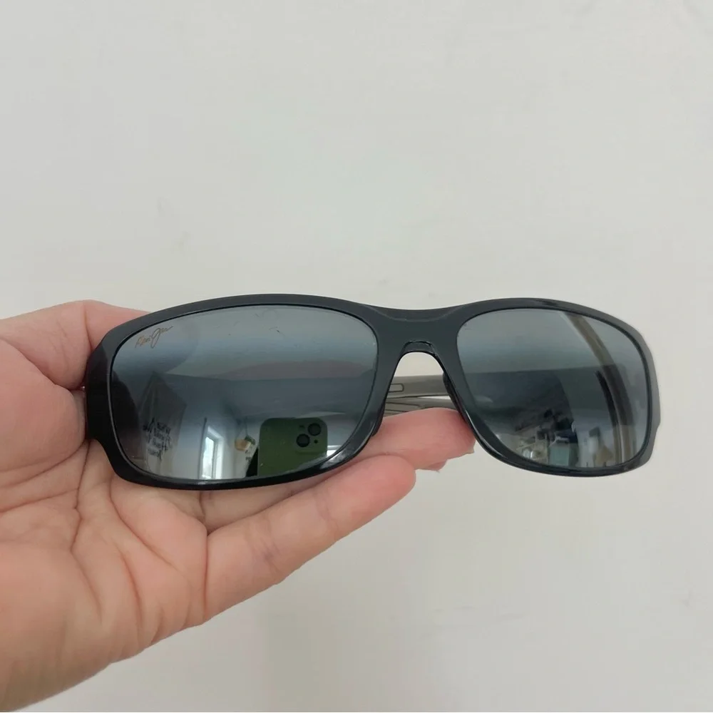 Maui Jim Bamboo Forest 415 02j Sunglasses Black Polarized Lens READ Unisex